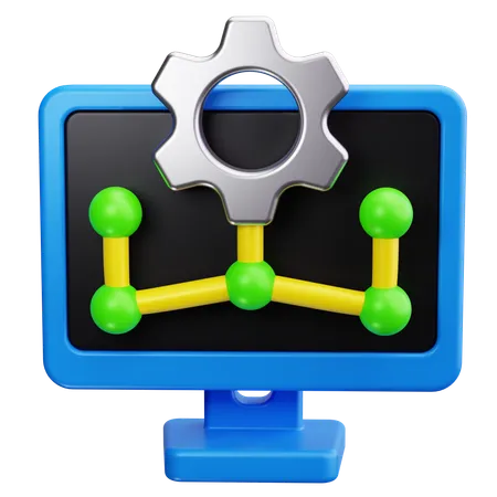 Algorithmus  3D Icon