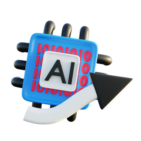 Algoritmo de inteligencia artificial  3D Icon