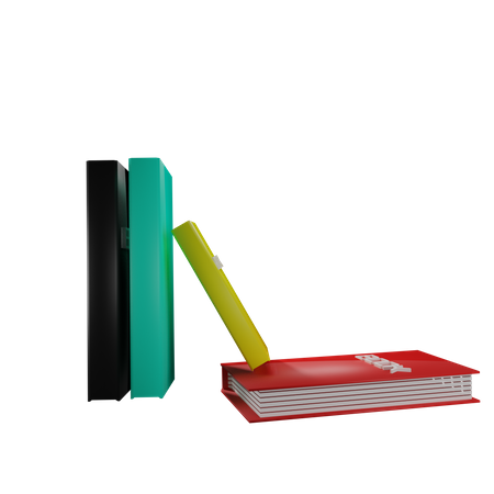 Alguns dos livros  3D Icon