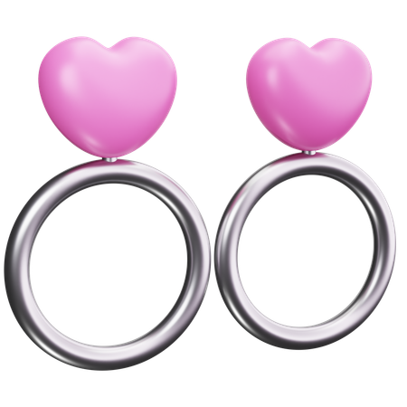 Alianças de casamento  3D Icon