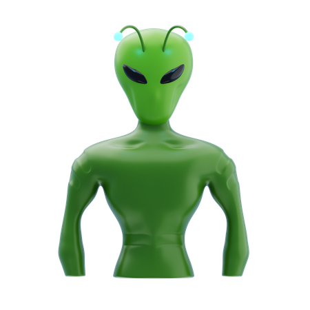 Alien  3D Icon