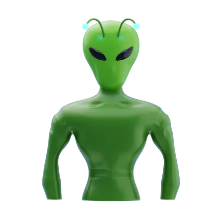 Alien  3D Icon