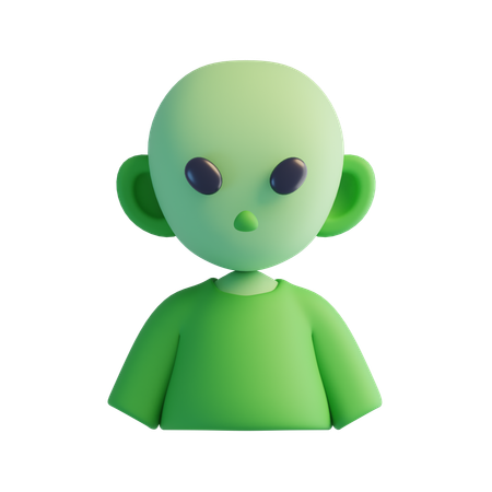 Alien  3D Icon