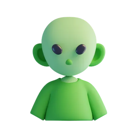 Alien  3D Icon