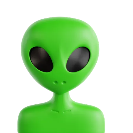 Alien  3D Icon