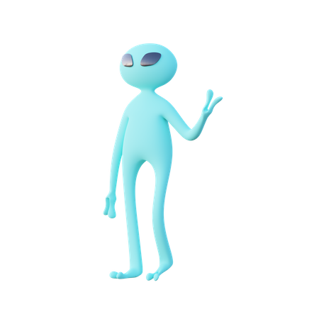 Alien  3D Icon