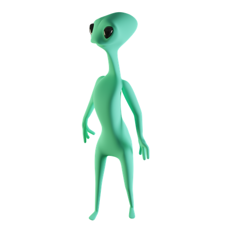 Alien  3D Icon