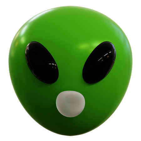 Alien Cool  3D Icon