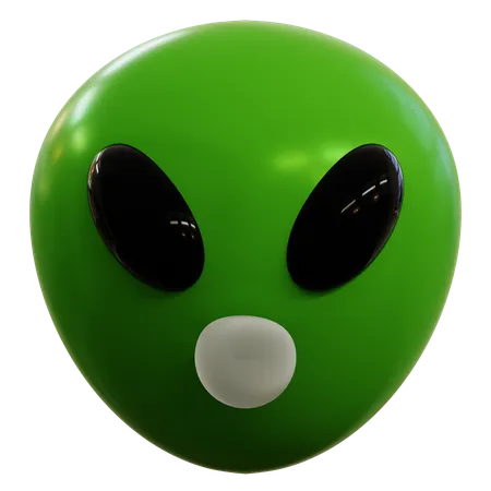 Alien Cool  3D Icon