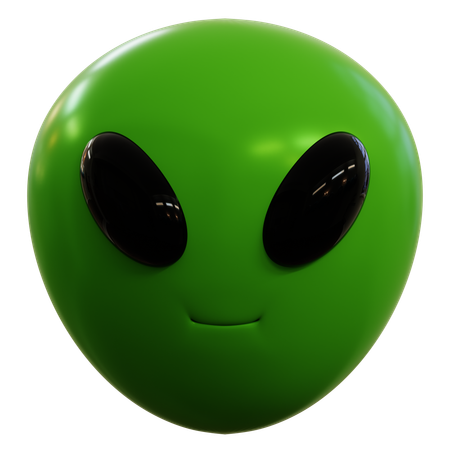 Alien Emoji  3D Icon