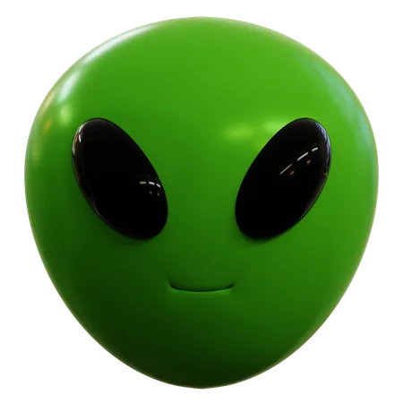 Alien Emoji  3D Icon