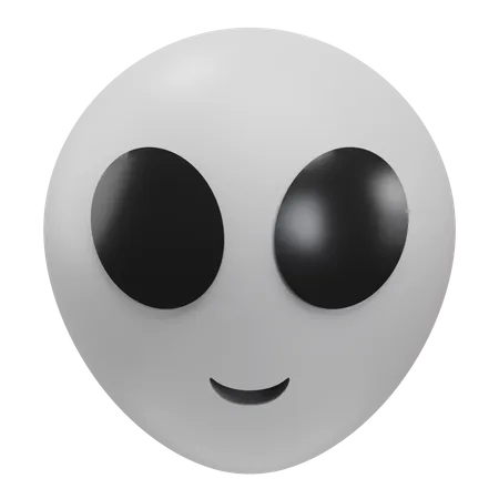 Alien Emoji 3D Icon