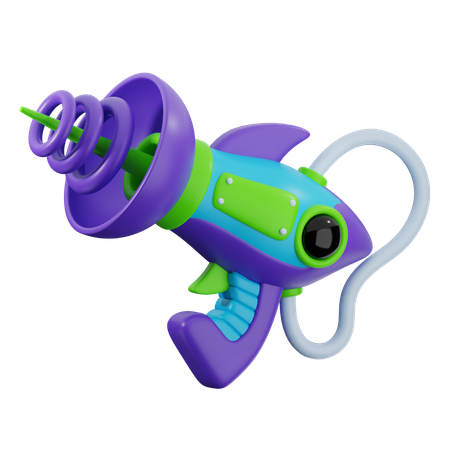 Alien Gun  3D Icon