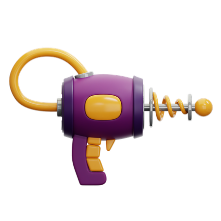 Alien Gun  3D Icon