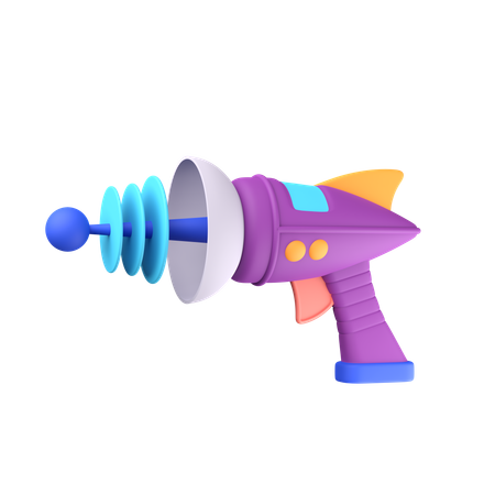 Alien Gun  3D Icon