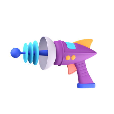 Alien Gun  3D Icon