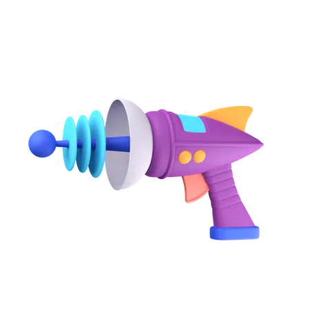 Alien Gun  3D Icon