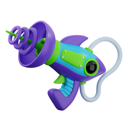 Alien Gun  3D Icon