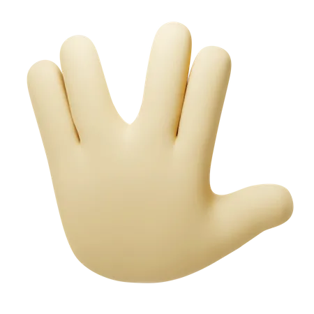 Alien Hand Gesture  3D Icon