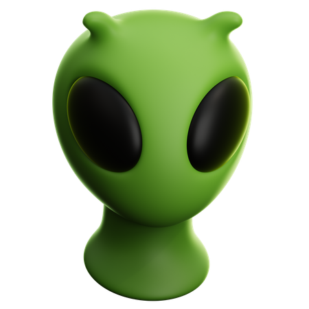 ALIEN HEAD  3D Icon