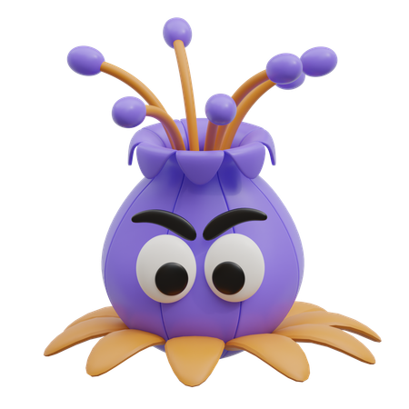 Alien Plant  3D Icon