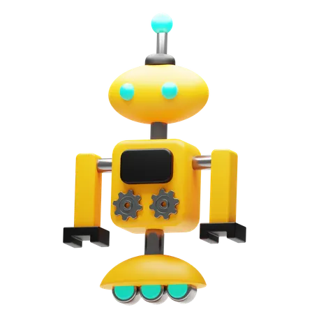 エイリアンロボット  3D Icon