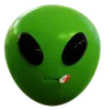 Alien Sick Emoji