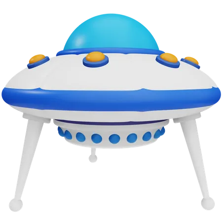 Alien Spaceship  3D Icon