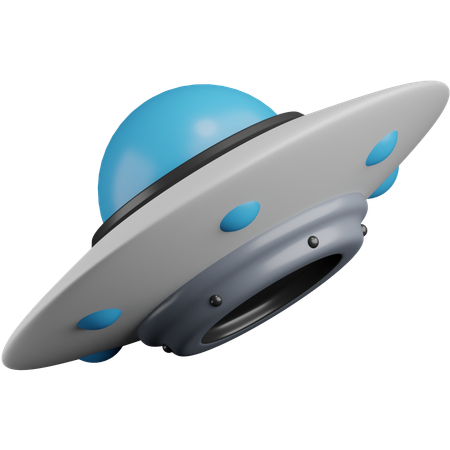 Alien Spaceship  3D Icon