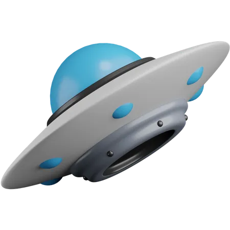 Alien Spaceship  3D Icon