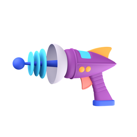Außerirdische Waffe  3D Icon