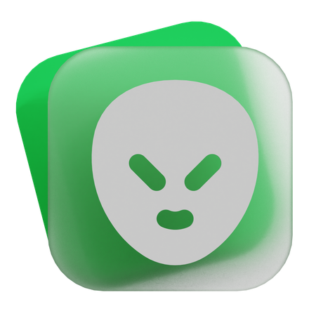 Estrangeiro  3D Icon