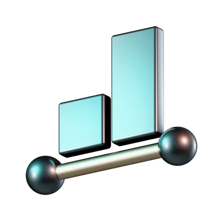 Align Bottom  3D Icon