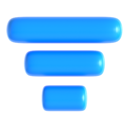 Align Center  3D Icon