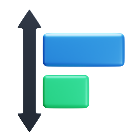 Align Left  3D Icon