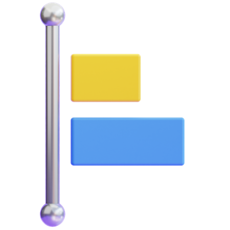 Align left  3D Icon