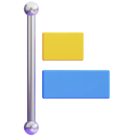 Align left  3D Icon