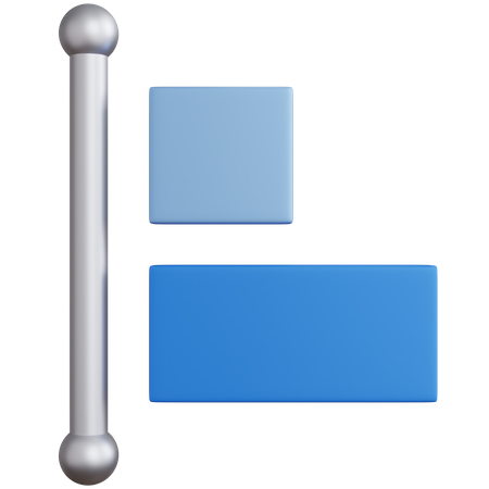 Align Left  3D Icon