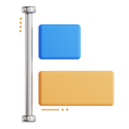 Align Left  3Dアイコン