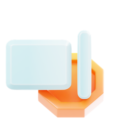 Align Right  3D Icon