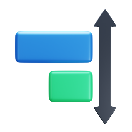 Align Right  3D Icon