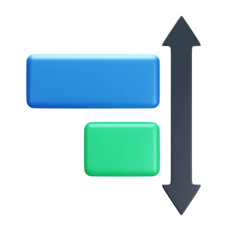 Align Right  3D Icon