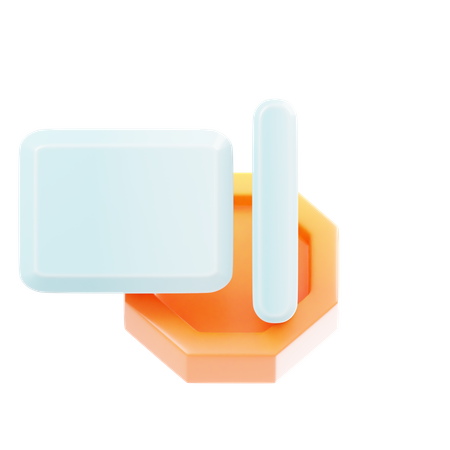 Align Right  3D Icon