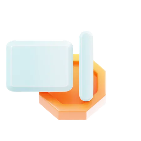 Align Right  3D Icon