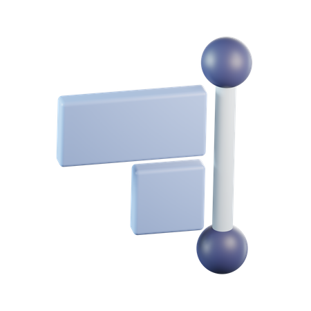 Align Right  3D Icon