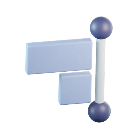 Align Right  3D Icon