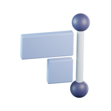 Align Right  3D Icon