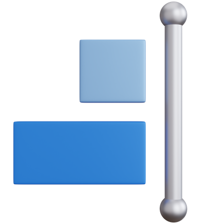 Align Right 3D Icon
