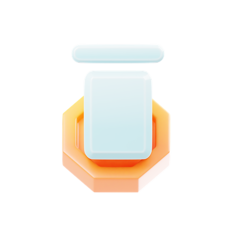 Align Top  3D Icon
