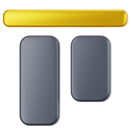Align top  3D Icon
